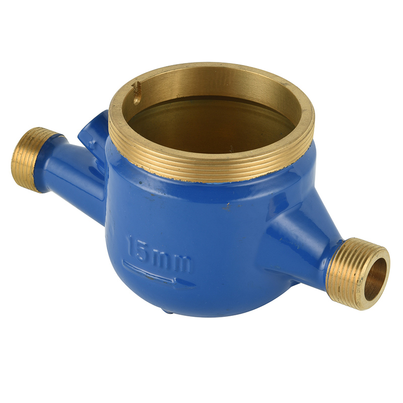 Brass water meter body