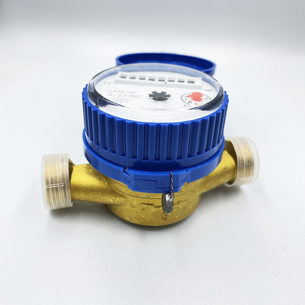 DN13 DN15 DN20 DN25 Brass Single-Jet Dry Type Vane Wheel Water Meter for Russia market